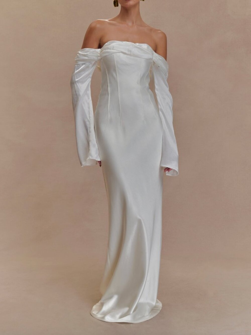 Meshki Giselle Cowl Neck Maxi Dress